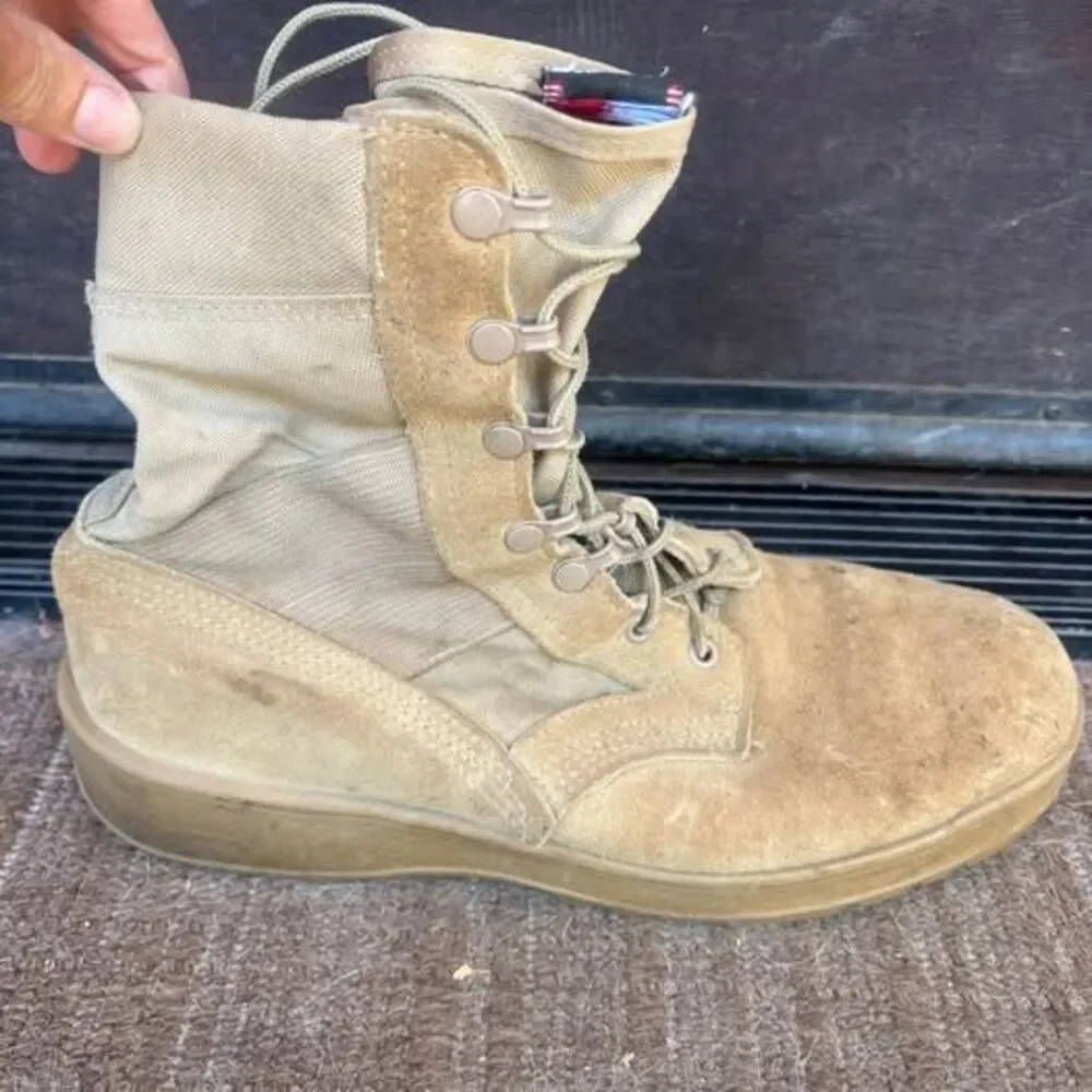 Altama Tan Suede Military Combat Boots size 10.5R